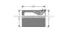 AVA QUALITY COOLING PEV278 Evaporator, air conditioning